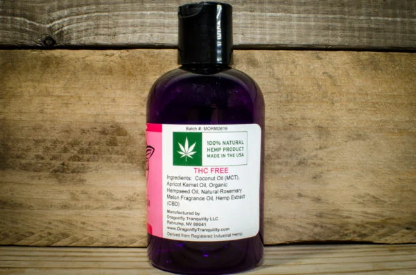 4oz RM CBD Massage Oil Right