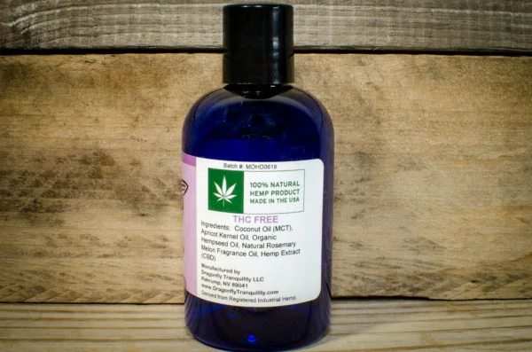 4oz HD CBD Massage Oil Right