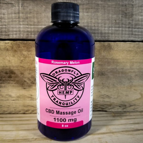 8oz Rosemary Melon CBD Massage Oil